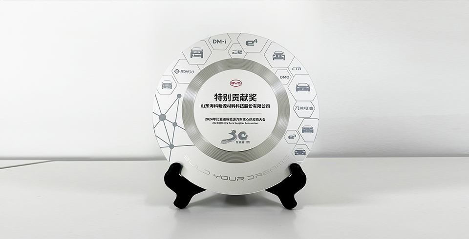 爱游戏·体育-爱游戏（中国）一站式服务官网连续四年再度荣获比亚迪2024年“特别贡献奖”